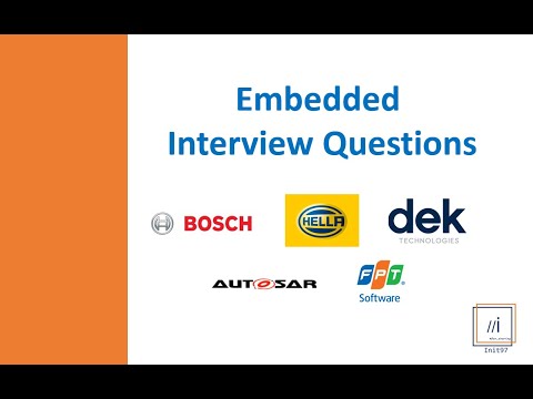 Những câu hỏi thường gặp khi phỏng vấn về Embedded Software Engineer: Tổng quan và các bước chuẩn bị